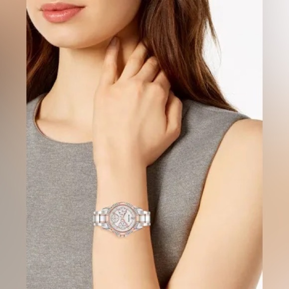Bulova Women's Two-Tone Crystal Accent Watch - 98N110 - Picture 9 of 12